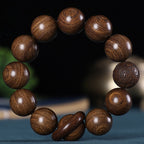 Ethnic Style Bracelet Bead Good Luck Bracelet for Men And Women, Golden Star Bead Bracelet, Rosary Wooden Bracelet, Positive Bracelet, Meditation Accessory, Ethnic Design, Traditional Jewelry, Natural Material, Durable Wood, Beaded Bracelet, Spiritual Bra